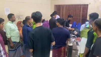 হবিগঞ্জ জেলা সদর হাসপাতালে ভিকটিম নারী