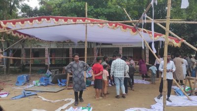 রূপগঞ্জে এনসিপির ফল উৎসবের মঞ্চ ও প্যান্ডেল ভাঙচুর