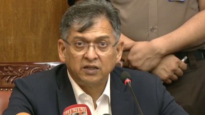 কথা বলছেন রাষ্ট্রমন্ত্রী সালাহউদ্দিন আহমেদ