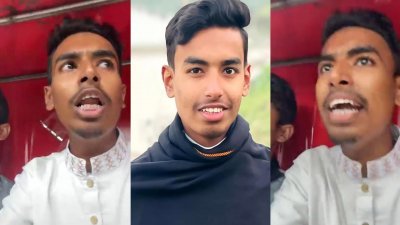 ফেসবুকে লাইভ করতে করতে থানায় আশ্রয় নিয়েছেন বৈষম্যবিরোধী ছাত্র আন্দোলনের হবিগঞ্জের সদস্যসচিব মাহদী হাসান