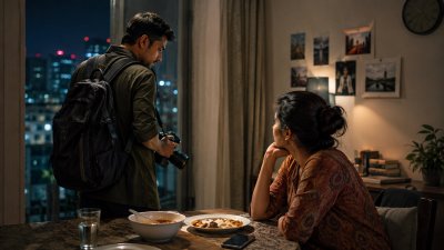 সাংবাদিকতা এমন একটি পেশা, যেখানে নির্দিষ্ট অফিস টাইম অনেক সময় কাগজে-কলমেই থাকে (প্রতীকী ছবি/এআই)