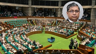 সংসদে কথা বলেন মীর শাহে আলম