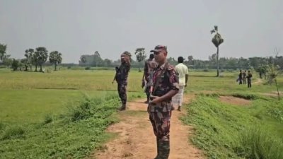 সীমান্তে বিজিবির অবস্থান