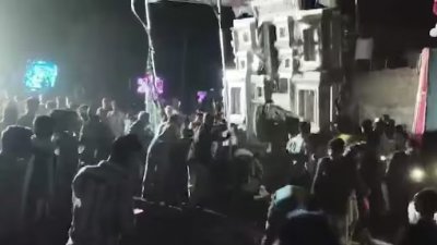 মধ্যপ্রদেশে তাজিয়া মিছিল। ভিডিও থেকে নেওয়া ছবি: ইন্ডিয়া টুডে
