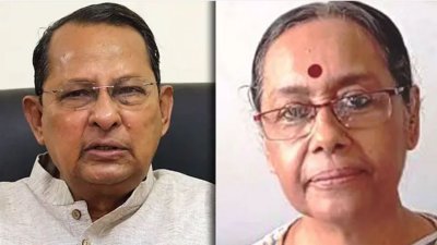 হাসানুল হক ইনু ও তাঁর স্ত্রী আফরোজা হক রীনা (ফাইল ফটো)