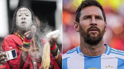 ওঝা নানা কোয়াকু ও লিওনেল মেসি