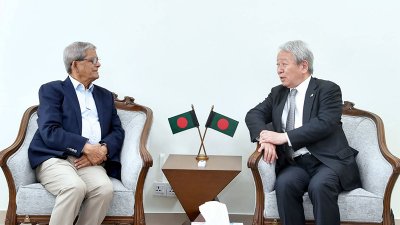 এলজিআরডি মন্ত্রী মির্জা ফখরুল ইসলাম আলমগীরের সঙ্গে জাইকার প্রেসিডেন্ট ড. তানাকা আকিহিকো