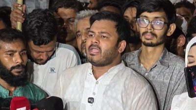 মিছিল পরবর্তী সংক্ষিপ্ত সমাবেশ