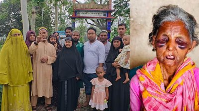 রবিবার বিকালে নরসিংদীর রায়পুরার মেথিকান্দা রেলওয়ে স্টেশনে সংলগ্ন সামাজিক কবরস্থানে বাকপ্রতিবন্ধী ওয়াহিদার কবর জিয়ারত করতে আসেন স্বজনরা