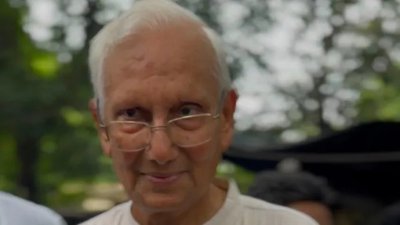 যন্তর মন্তরে ৮৪ বছরের বৃদ্ধ। ছবি: ইন্ডিয়া টুডে