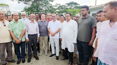 চীনা বিনিয়োগকারী প্রতিষ্ঠান সিএসসি’র শীর্ষ কর্মকর্তাদের নিয়ে বাগেরহাটের রামপাল উপজেলার ফয়লাহাটে বিমানবন্দর স্থানটি সরেজমিন পরিদর্শন  পরিবেশ, বন ও জলবায়ু পরিবর্তন বিষয়ক মন্ত্রণালয়ের প্রতিমন্ত্রী ড. শেখ ফরিদুল ইসলাম