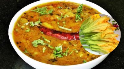 কুমড়া ফুল দিয়ে মজাদার ডাল (সংগৃহীত ছবি)।