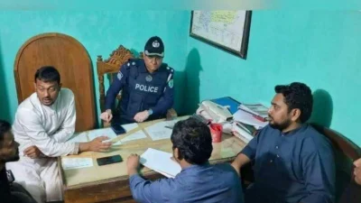 নাহিদ ইসলামের নেতৃত্বে পাঁচ সদস্যের একটি প্রতিনিধি দল হবিগঞ্জের বাহুবল উপজেলার কামাইছড়া পুলিশ ফাঁড়িতে বিএনপির নেতাকর্মীদের বিরুদ্ধে লিখিত অভিযোগ দিয়েছেন