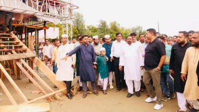 প্রধানমন্ত্রীকে স্বাগত জানাতে দলীয়ভাবে ব্যাপক প্রস্তুতি নেওয়া হয়েছে