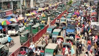 নগরায়ন ও যানবাহনের সংখ্যা বৃদ্ধির সঙ্গে সঙ্গে রাজশাহী নগরীতে শব্দদূষণ উদ্বেগজনক পর্যায়ে পৌঁছেছে