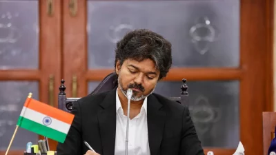 তামিলনাড়ুর মুখ্যমন্ত্রী সি জোসেফ বিজয়। ছবি: সংগৃহীত