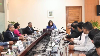 পররাষ্ট্র প্রতিমন্ত্রীর সঙ্গে ভারতীয় ব্যবসায়ী প্রতিনিধিদলের সাক্ষাৎ