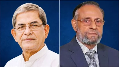রাষ্ট্রপতি পদে প্রতিদ্বন্দ্বিতা করছেন মির্জা ফখরুল ইসলাম আলমগীর এবং কর্নেল (অব.) অলি আহমদ