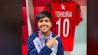 হ্যাটট্রিক করেছেন তহুরা।