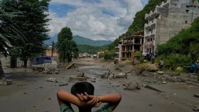 নেপালে ইতোমধ্যে ৯৫ জনের প্রাণহানির খবর পাওয়া গেছে। ছবি: এপি
