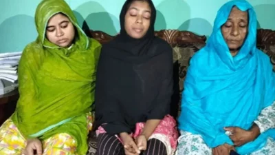 নানি ও খালার সঙ্গে নিহত রনজিলা পারভীন রুলির একমাত্র মেয়ে