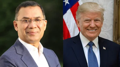 তারেক রহমান ও ডোনাল্ড ট্রাম্প