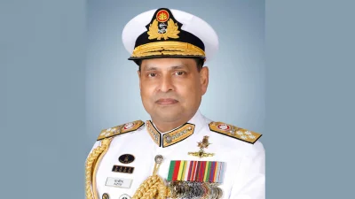 নৌবাহিনী প্রধান অ্যাডমিরাল খোন্দকার মিসবাহ উল আজীম