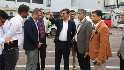হযরত শাহজালাল আন্তর্জাতিক বিমানবন্দরে এম রশিদুজ্জামান মিল্লাত