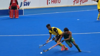 ব্যর্থ হয়েছে বাংলাদেশ হকি দল।
