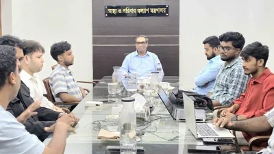 কনটেন্ট ক্রিয়েটরদের সঙ্গে আলোচনায় স্বাস্থ্য প্রতিমন্ত্রী ড. এম এ মুহিত
