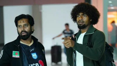 জাকার্তায় দলের সঙ্গে যোগ দিয়েছেন হামজা চৌধুরী।
