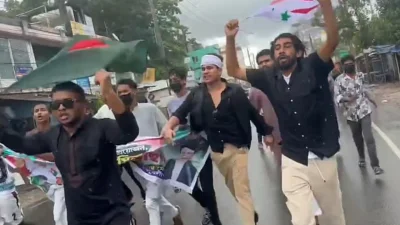 নিষিদ্ধ ছাত্রলীগের ঝটিকা মিছিল