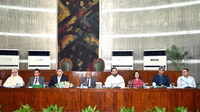 বৈঠক শেষে কথা বলেন স্বরাষ্ট্রমন্ত্রী সালাহউদ্দিন আহমদ