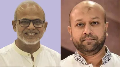 এবি পার্টির সিনিয়র ভাইস চেয়ারম্যান প্রফেসর ডা. ওহাব মিনার ও সাধারণ সম্পাদক ব্যারিস্টার আসাদুজ্জামান ফুয়াদ
