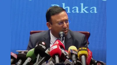 সংবাদ সম্মেলনে পররাষ্ট্র প্রতিমন্ত্রী হুমায়ুন ক‌বির