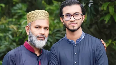 আবেদ আলী ও তার ছেলে সৈয়দ সোহানুর রহমান সিয়াম (সংগৃহীত ছবি