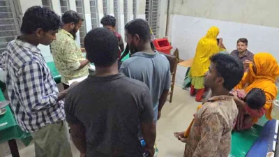 আহতদের ভ্যাকসিন দেওয়া হয়েছে