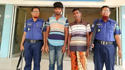 রোগাক্রান্ত গরুর মাংস নিয়ে যাওয়ার পথে আটক দুই কসাই