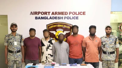 বিমানবন্দর এলাকায় পৃথক তিনটি অভিযান চালায় এপিবিএন