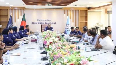 নৌ পুলিশ হেডকোয়ার্টার্সে বিশেষ মতবিনিময় সভা