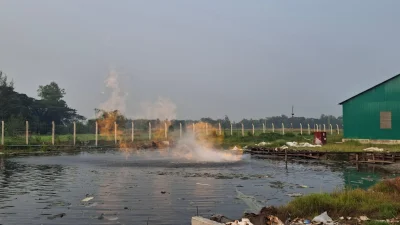 নোয়াখালীর সেনবাগে একটি কূপে মিলেছে গ্যাসের সন্ধান