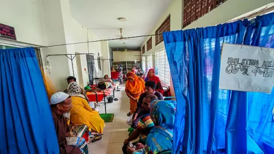 খুলনা মেডিক্যাল কলেজ হাসপাতালের ডেঙ্গু কর্নার
