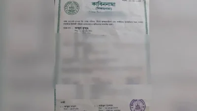 ভুয়া কাবিননামা