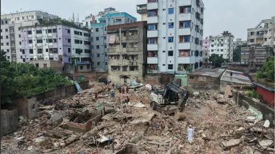 উচ্ছেদ হওয়া বস্তি