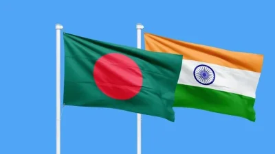 বাংলাদেশ ও ভারতের পতাকা
