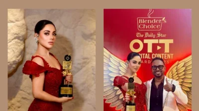 পরিচালকের প্রতি ভালোবাসা ও ধন্যবাদ জানিয়েছেন তমা মির্জা। ছবি: ফেসবুক