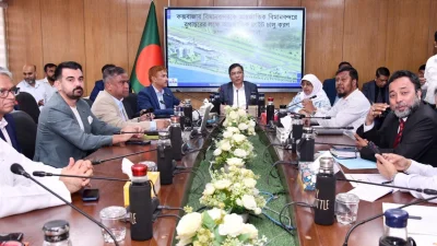 নবনির্মিত কক্সবাজার আন্তর্জাতিক বিমানবন্দরে আন্তরাজতিক ফ্লাইট চালুকরণ বিষয়ে সভা