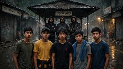 কিশোর গ্যাং, ছবি: এআই জেনারেটেড