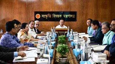সচিবালয়ে সংস্কৃতি মন্ত্রণালয়ে কর্মকর্তাদের সঙ্গে সভা করেন প্রধানমন্ত্রী