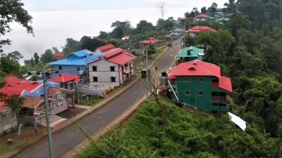 সাজেক রুইলুই পর্যটনকেন্দ্র। ফাইল ছবি